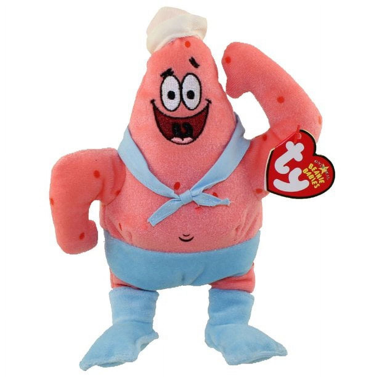 TY Beanie Baby PATRICK STAR Barnacleboy Bikini Bottom 8