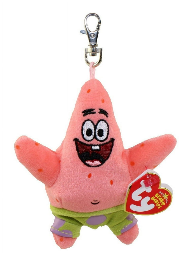 Ty SpongeBob Squarepants Metal Clip Keychain - Walmart.com