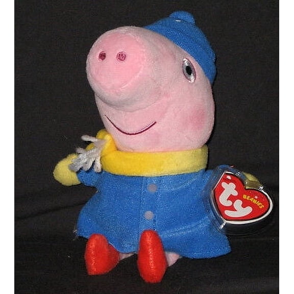 TY Beanie Baby - PEPPA PIG 8" Plush (WINTER) (UK EXCLUSIVE)(BONUS 1 FUN CHOPS)
