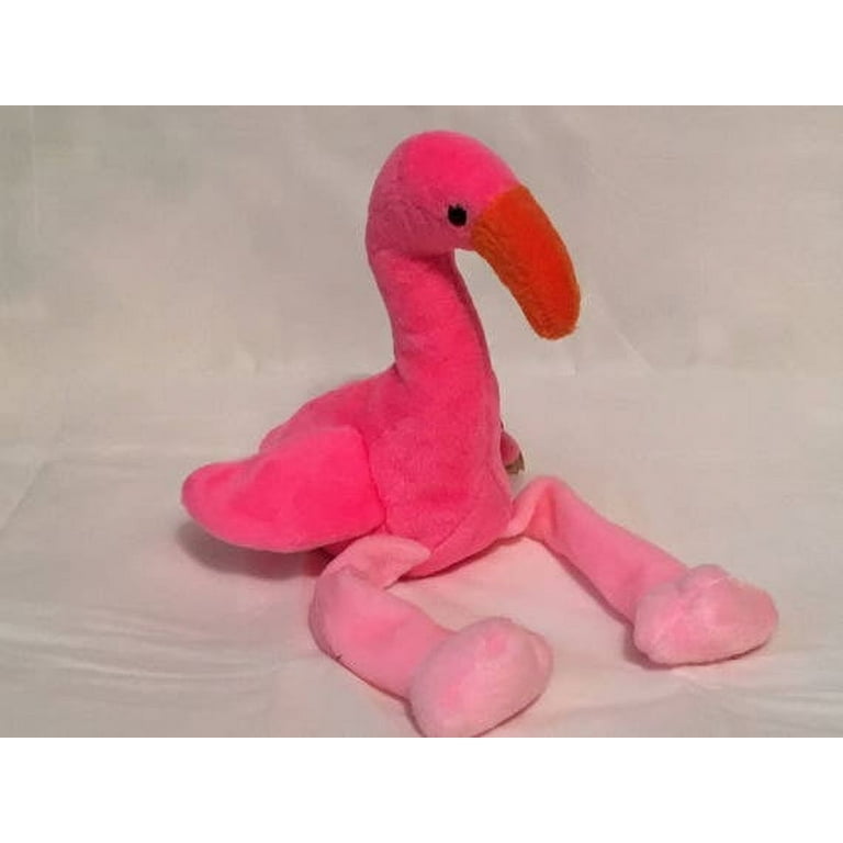 TY Beanie Baby PINKY the Pink Flamingo NO TY HANG TAG Plush