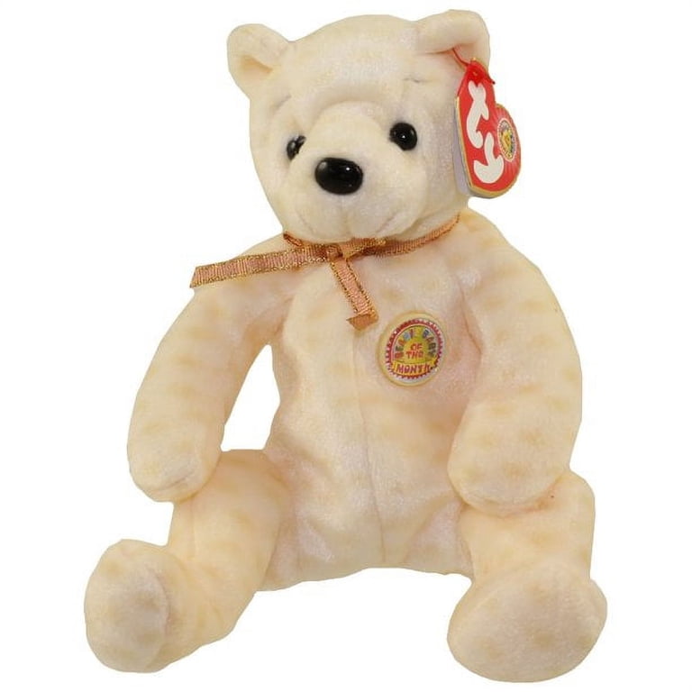 TY Beanie Baby - POPCORN the Bear (BBOM October 2003) (8 inch