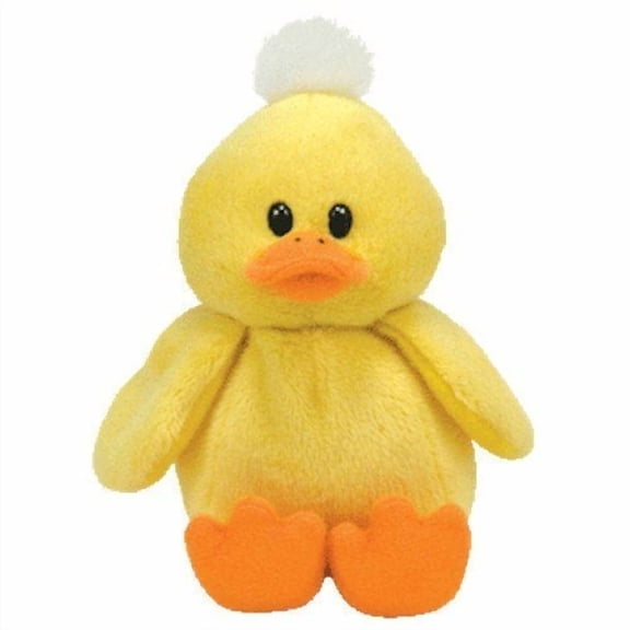 TY Beanie Baby - PUDDLES the Yellow Duck (6 inch)