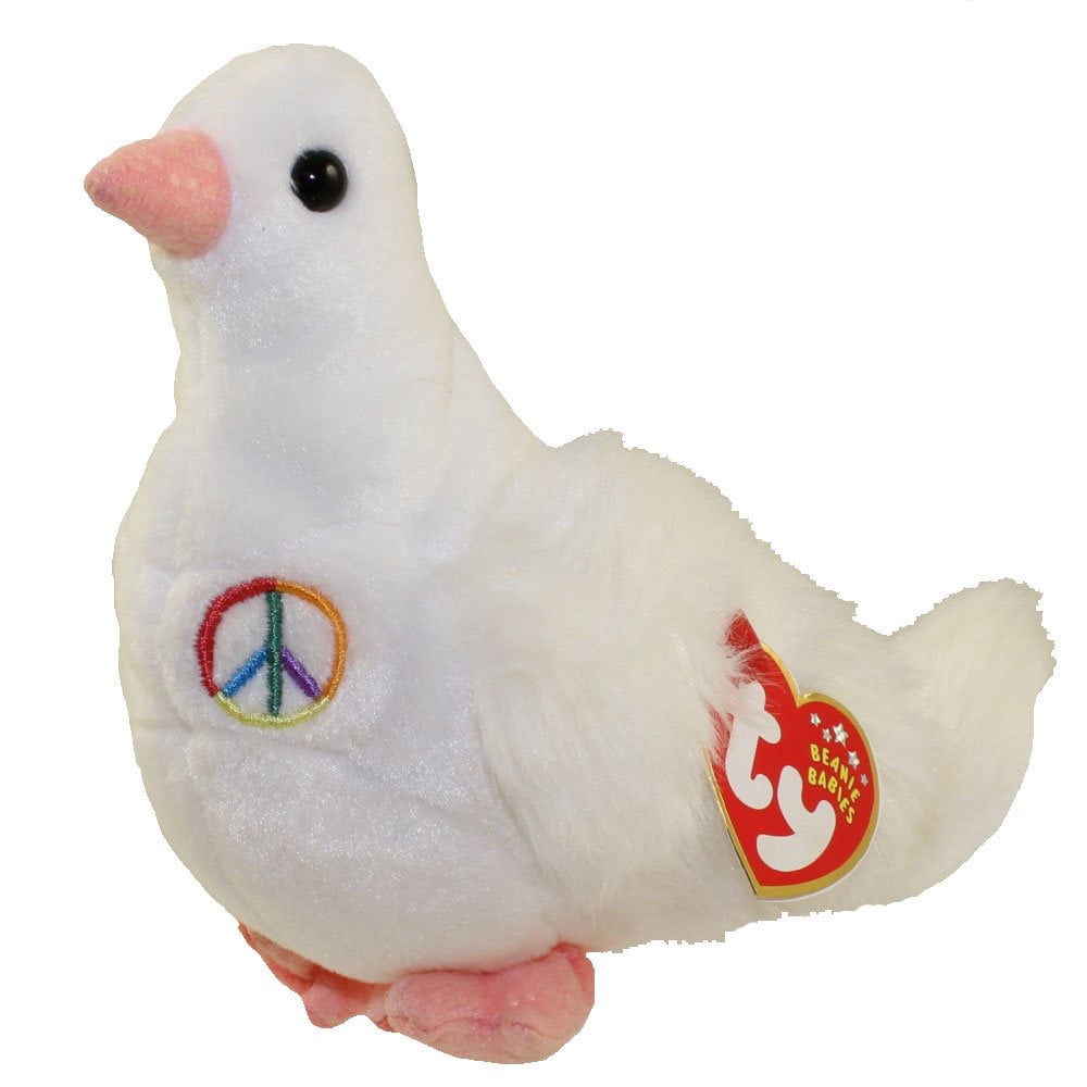TY Beanie Baby - SERENITY the Dove (5.5" Plush) (BONUS ONE RANDOM TY ERASER)