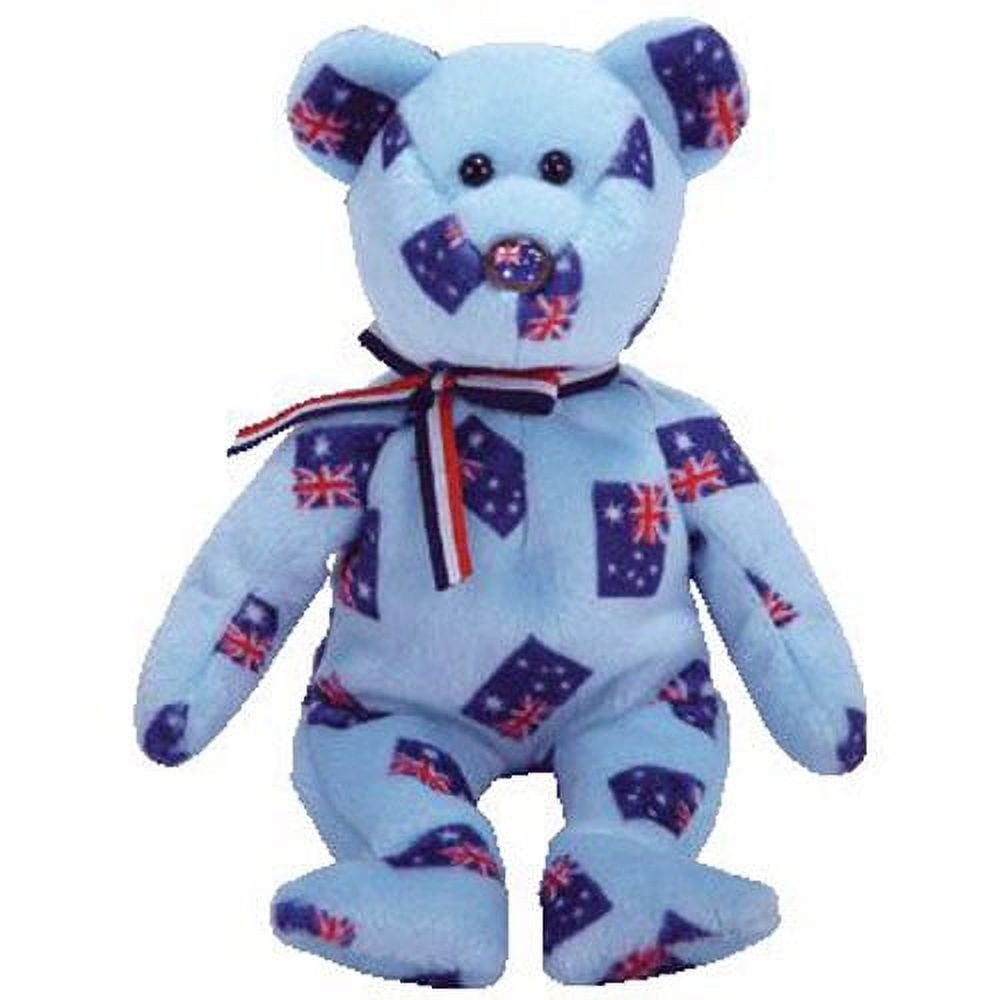 Ty Beanie Buddy clubby the Royal Blue Bear Gorgeous 14 Inch 