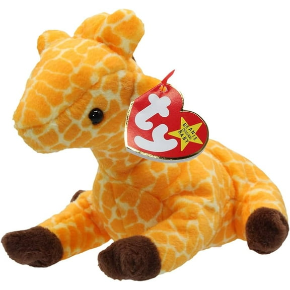 TY Beanie Baby - TWIGS the Giraffe (Regular Size 7" Plush) (BONUS ONE FUN CHOPS)