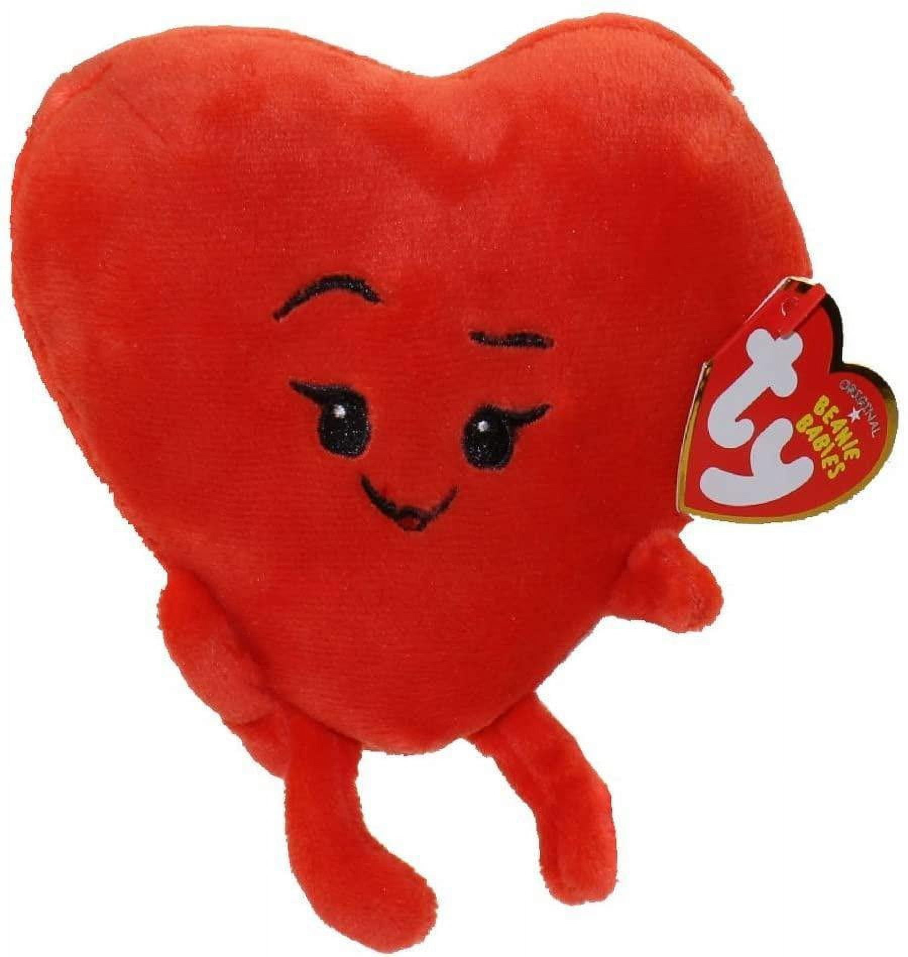 TY Beanie Baby The Emoji Movie HEART 6 inch Walmart com