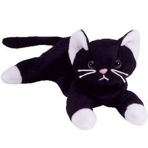 Ty Soft Stuffed Animals and Plush Toys, Plush Black White