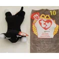 thumbnail image 1 of TY Beanie Baby - ZIP the Black Cat (TEENIE BEANIE BABAY McDonalds ) ( TY HANG TAG) Plush, 1 of 2