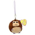 thumbnail image 1 of TY Beanie Ballz - BANANAS the Brown Monkey (Plastic Key Clip - 2.5 inch), 1 of 1