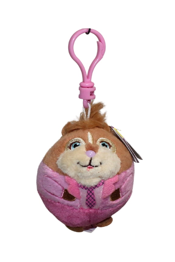 Beanie Ballz (Plastic Key Clip) - Brittany the Chipmunk  - Stuffed Animal