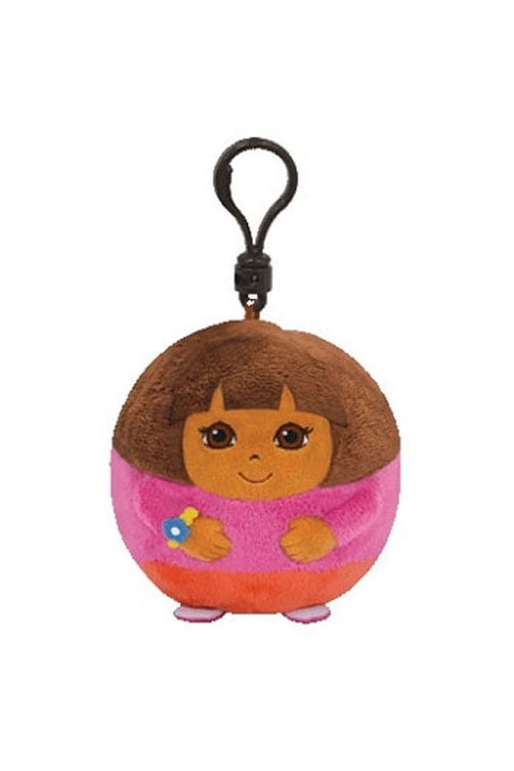 Beanie Ballz - DORA the Explorer (Plastic Key Clip - 2.5 inch)