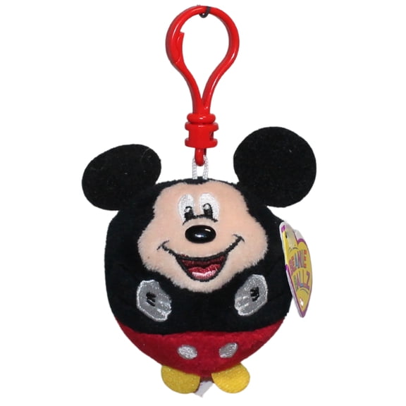 Ty Beanie Ballz (Plastic Key Clip) - Disney's Mickey Mouse - Stuffed Animal