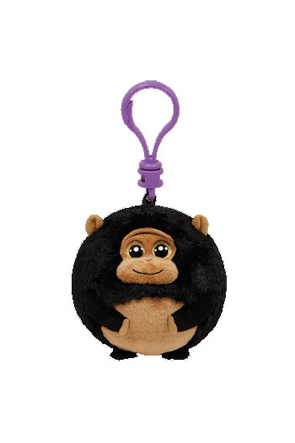Beanie Ballz - TANK the Gorilla (Plastic Key Clip - 2.5 inch)