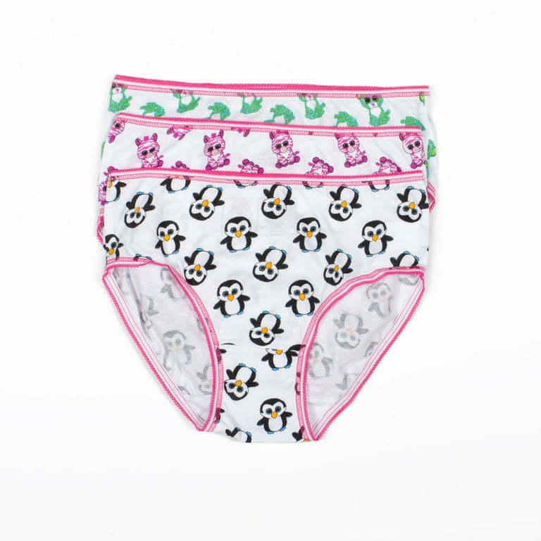 TY Beanie Boo Leona Zazzy Waddles 3 Pack Brief Underwear Set Multi 4