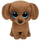Ty Beanie Boos - Dougie the Dachshund, 6", Glitter Eyes, MWMT Stuffed Animal Toy