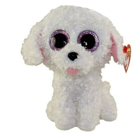 Ty Beanie Boos - Pippie the Dog - Toy Poodle Glitter Eyes - Stuffed Animal