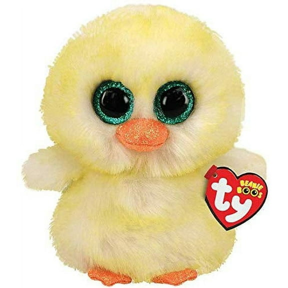 TY Beanie Boos -2020 Easter Lemon Drop The Chick (Glitter Eyes) Small 6" Plush