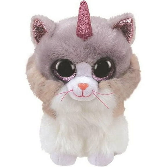 New TY Beanie Boos - ASHER the UniCat (Glitter Eyes)(Regular Size - 6" Plush) NO TY HANG TAG