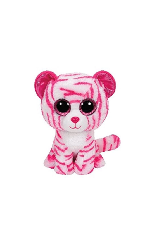 PELUCHE BEANIE BOOS 23CM ASIA WHITE AND PINK TIGER