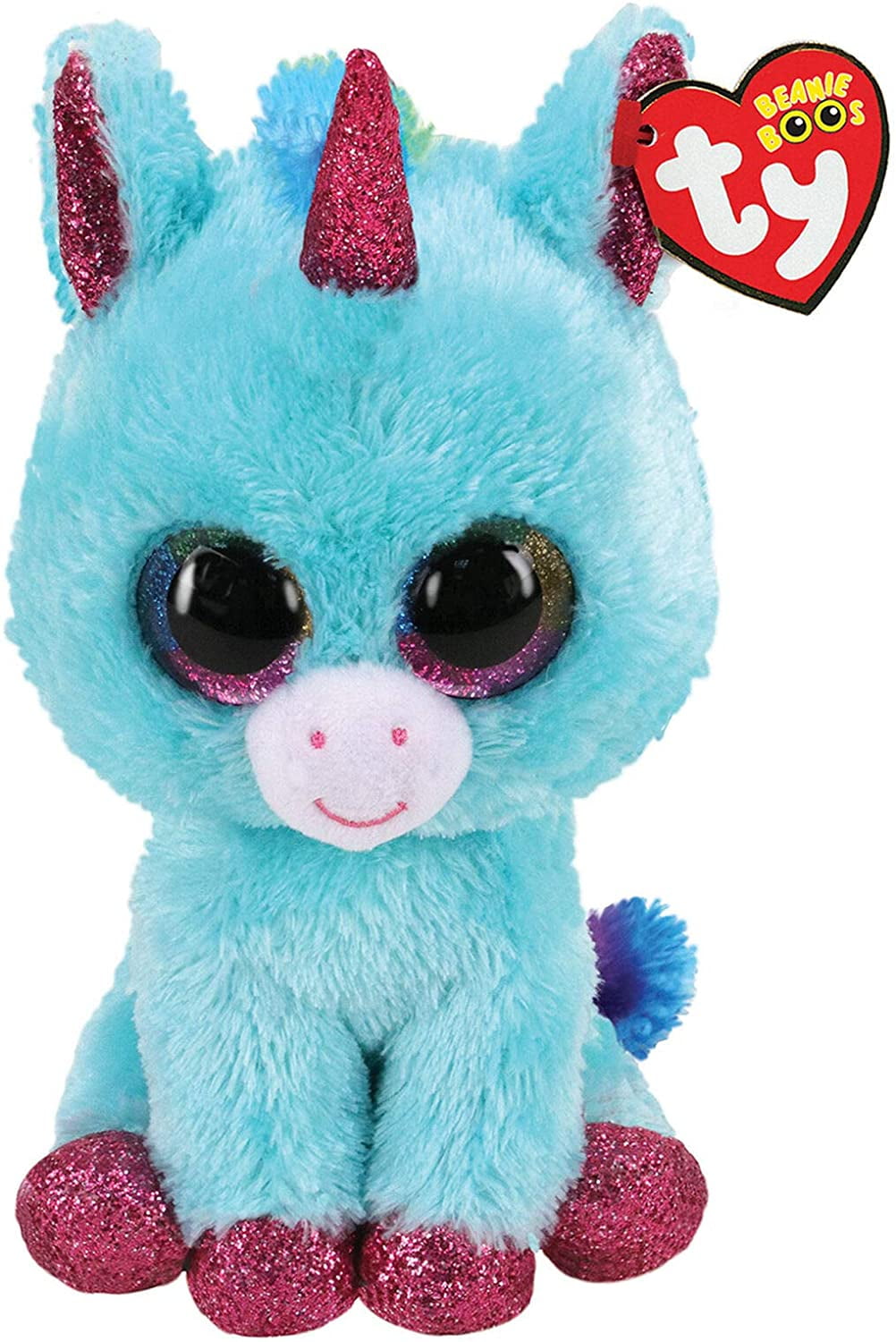 TY Beanie Boos Ariella the Unicorn Exclusive Glitter Eyes 6 Plush With Fun Chops Walmart