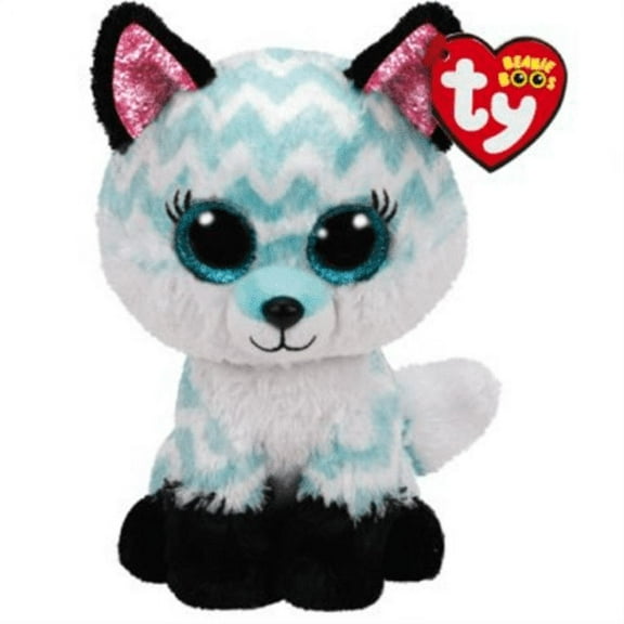 TY Beanie Boos-Atlas The Fox (Glittery Eyes) Small 6" Plush