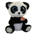 thumbnail image 1 of TY Beanie Boos - BAMBOO the Panda (Blue Glitter Eyes - Silver Feet Regular Size 6" Plush) Bonus Random TY Eraser, 1 of 1