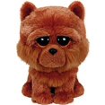 thumbnail image 1 of TY Beanie Boos -Barley the Brown Dog (Glitter Eyes) Small 6" Plush, 1 of 1