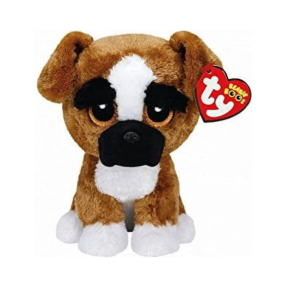 TY Beanie Boos - Brutus The Boxer Dog (Glitter Eyes) Small 6" Plush