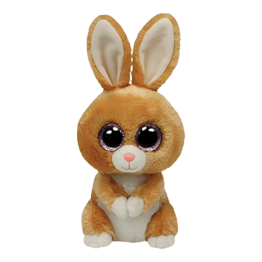 TY Beanie Boos CARROTS the Tan Rabbit Glitter Eyes Regular Size 6 inch Walmart