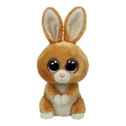 TY Beanie Boos - CARROTS the Tan Rabbit Glitter Eyes Regular Size - 6 inch
