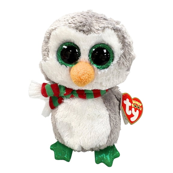 Ty Beanie Boos - Chilly the Penguin Glitter Eyes Claire's Exclusive Winter - Stuffed Animal