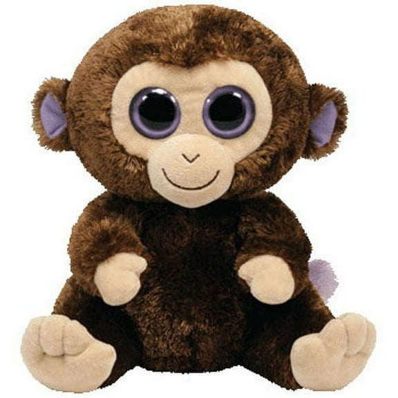 TY Beanie Boos - COCONUT the Brown Chimpanzee (Solid Eye) 6" Plush (NO TY HANG TAG)