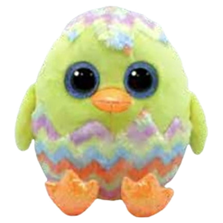 TY Beanie Boos CORWIN the Easter Chick in Egg Glitter Eyes Regular Size 6 Plush Walmart