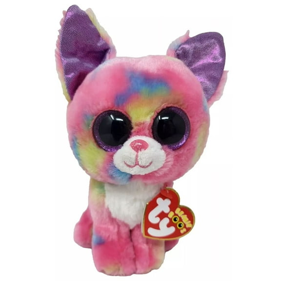 TY Beanie Boos -Cancun Chihuahua Dog (Glitter Eyes) Small 6" Plush NEW