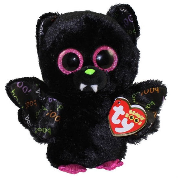 TY Beanie Boos - DART the Bat (Glitter Eyes) Medium 9"