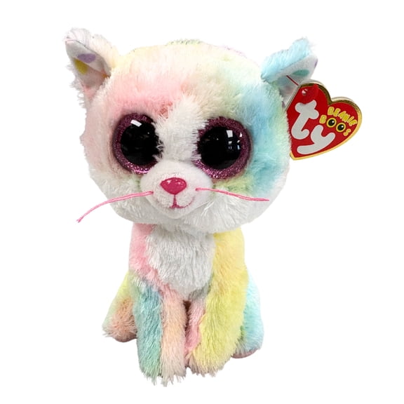 Ty Beanie Boos - Fluffy the Cat Glitter Eyes Claire's Exclusive - Stuffed Animal