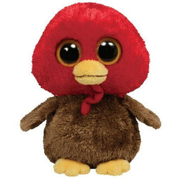 TY Beanie Boos - GOBBLES the Turkey (Solid Eye Color) (Regular Size - 6 inch) *2011 Version*