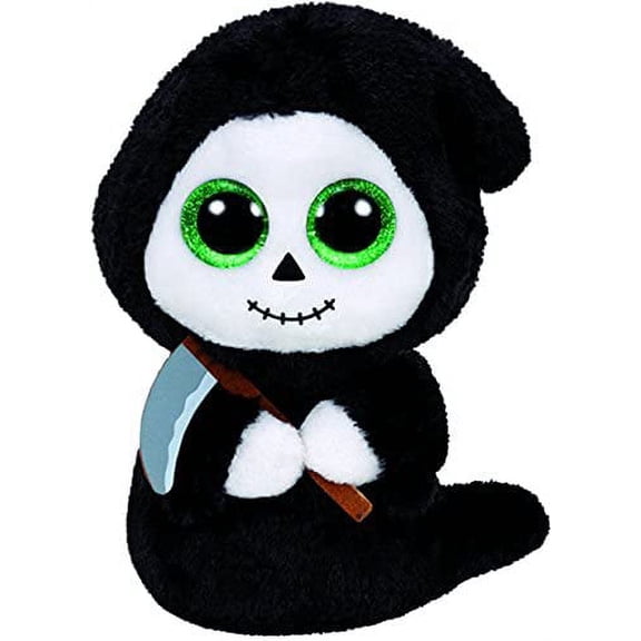TY Beanie Boos - Grimm the Reaper (Glitter Eyes) Small 6" Plush