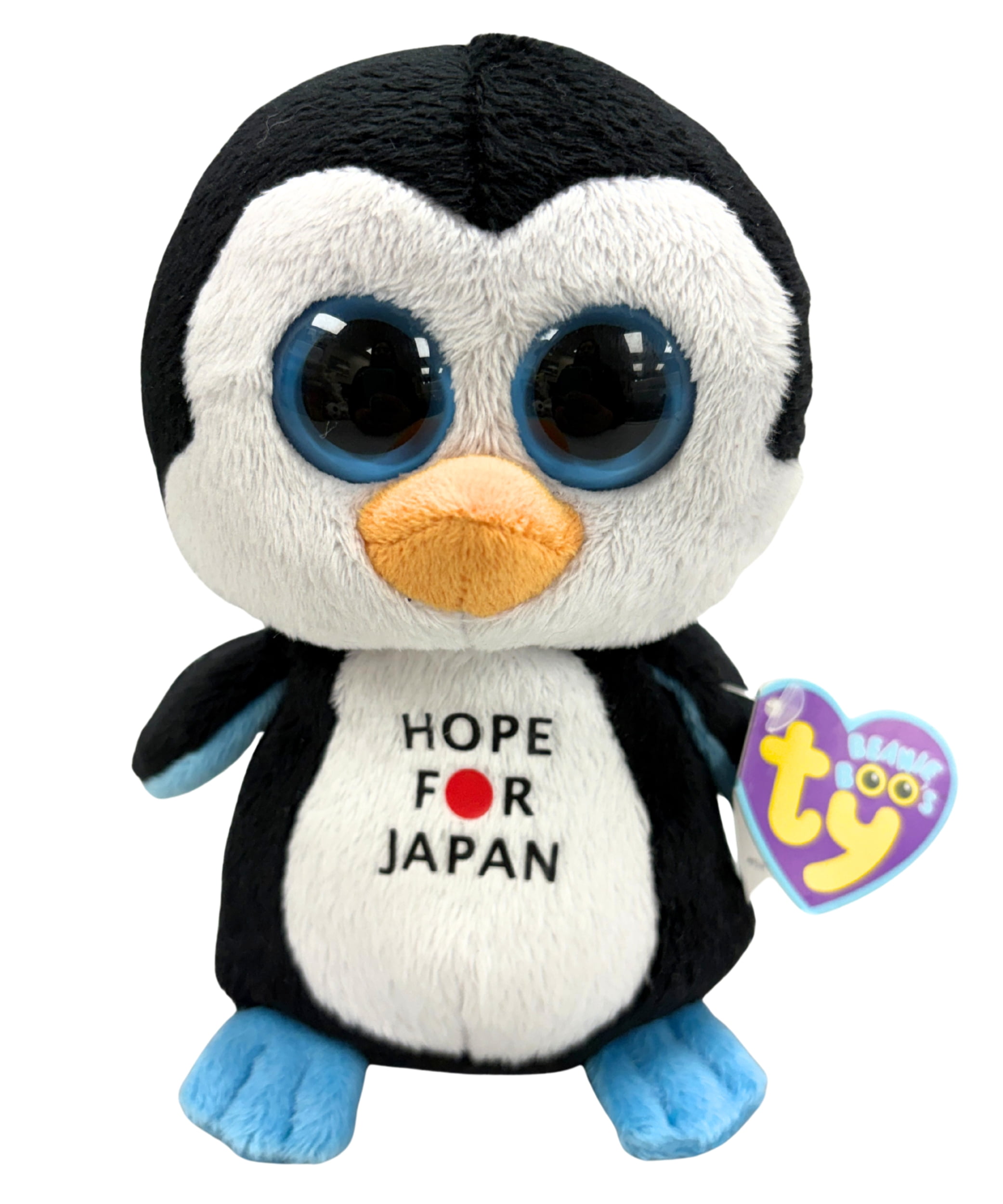 Ty Beanie Boos - HOPE FOR JAPAN the Penguin – Glitter Eyes