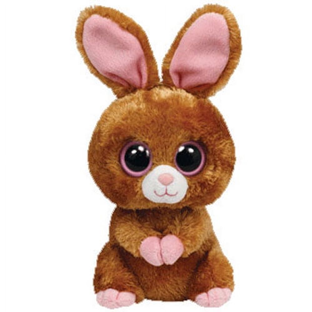 TY Beanie Boos HOPSON the Brown Bunny Solid Eye Color Regular Size 6 inch Walmart