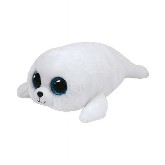 Ty Beanie Boos Icy White Seal Glitter Eyes Plush Stuffed Animal (No TY Hang Tag), Ages 3+, 6 Inch