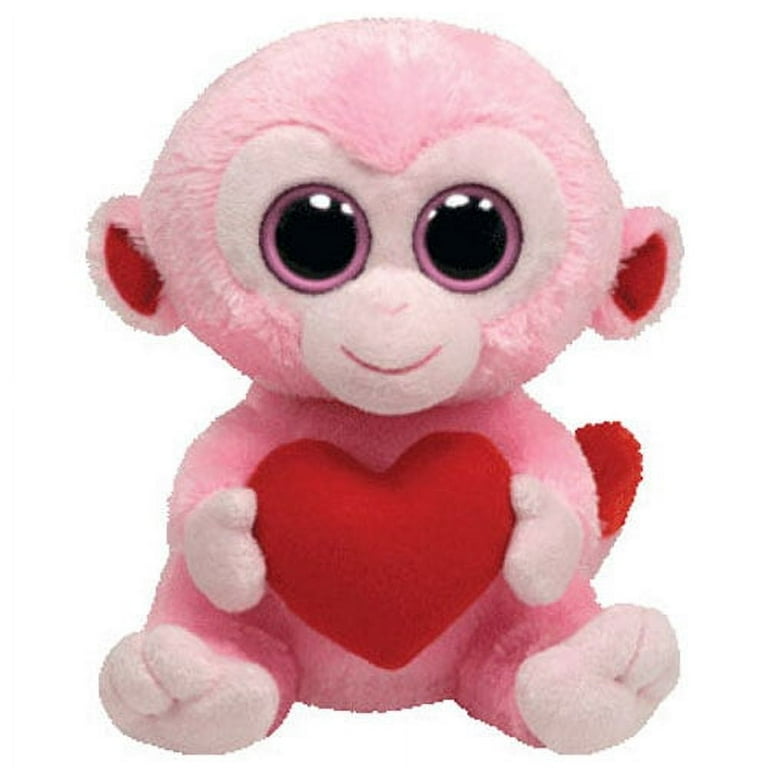 Pink monkey beanie boo sales