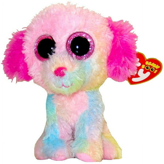 TY Beanie Boos - LOVESY the Pastel Rainbow Dog (Regular Size - 6 inch)