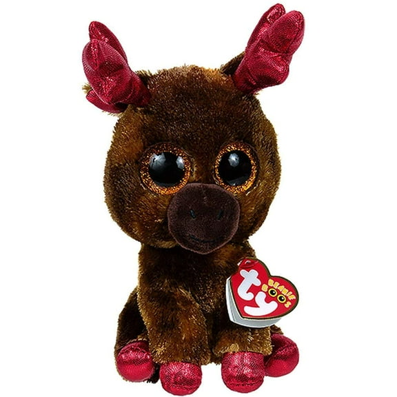 TY Beanie Boos - Limited Edition Maple The Moose Canadas (Glitter Eyes) Small 6" Plush
