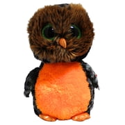 Ty Beanie Boos - Midnight the Halloween Owl   Medium 9"   Glitter Eyes - Stuffed Animal