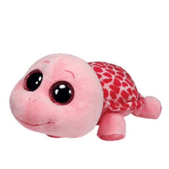TY Beanie Boos - MYRTLE the Pink Turtle (Glitter Eyes) (Regular Size - 6 inch) Plush
