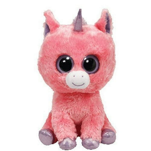 TY Beanie Boos -Magic the Pink Unicorn (Glitter Eyes) Small 6" Plush
