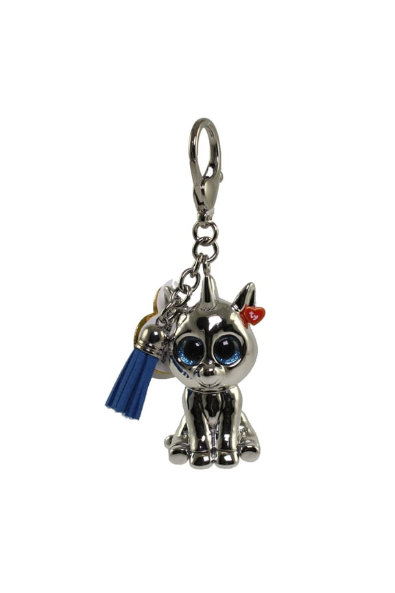 Beanie Boos - Mini Boo Collectible Clips - SILVER the Chrome Unicorn (2 inch)