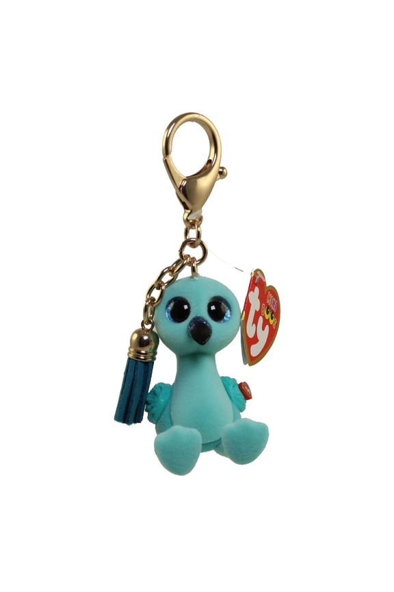 Beanie Boos - Mini Boo Collectible Clips - WILLIAM the Blue Flamingo (2 inch)