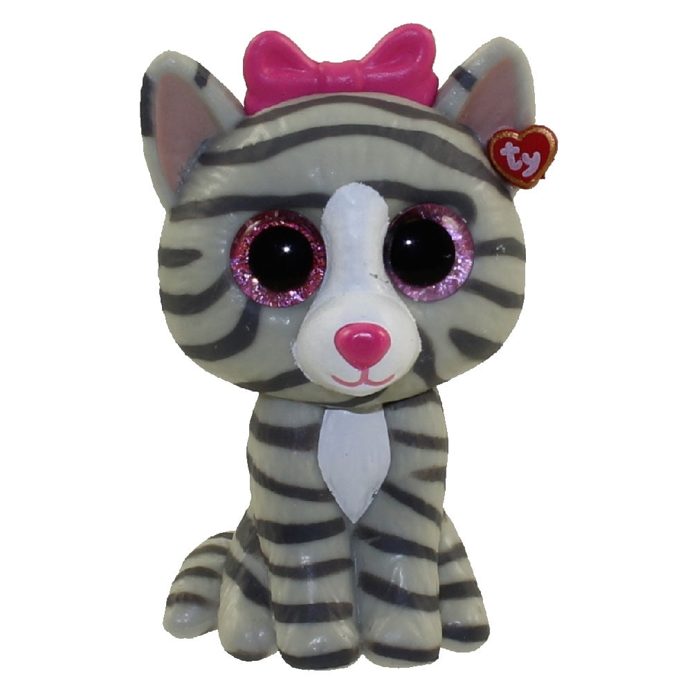 TY Beanie Boos Mini Boo Figures KIKI the Grey Tabby Cat 2 inch